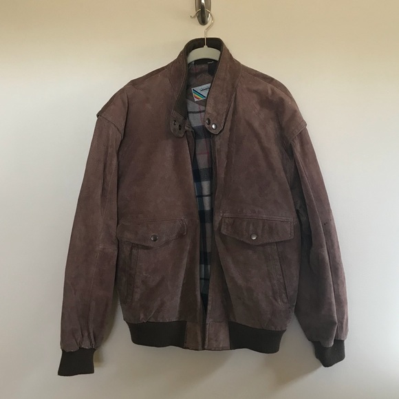 suede members only jacket